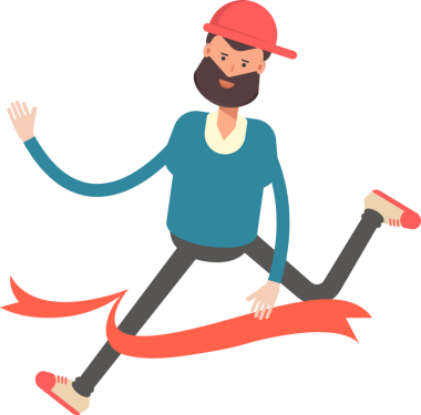 Kırmızı Başlık Karakteri Giyen Adam Clipart