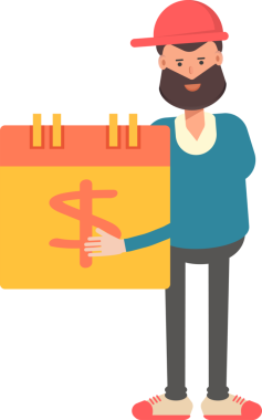 Kırmızı Başlık Karakteri Giyen Adam Clipart