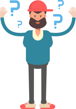 Kırmızı Başlık Karakteri Giyen Adam Clipart
