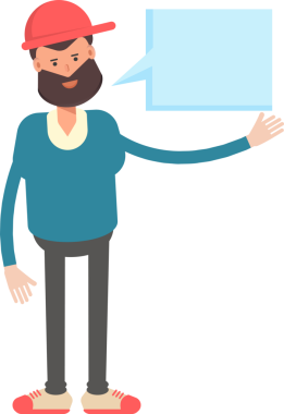 Kırmızı Başlık Karakteri Giyen Adam Clipart