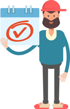 Kırmızı Başlık Karakteri Giyen Adam Clipart