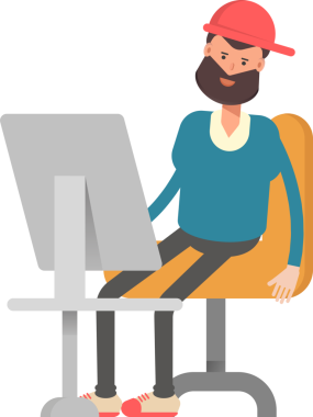 Kırmızı Başlık Karakteri Giyen Adam Clipart