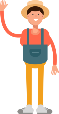 Çiftçi Karakteri Tebrik Resimleri