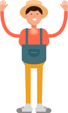 Çiftçi Karakteri Kaldıran Eller