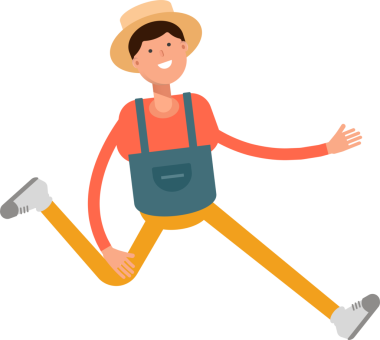 Çiftçi Karakteri Çizimi