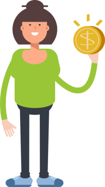 Asyalı Kadın Karakteri Clipart