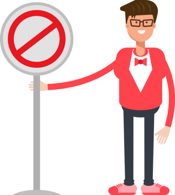 Kırmızı Giysili Adam Clipart