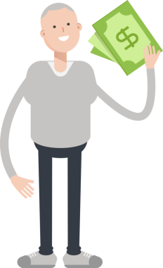 Erkek Çizgi Film Karakteri Clipart