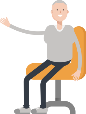 Erkek Çizgi Film Karakteri Clipart