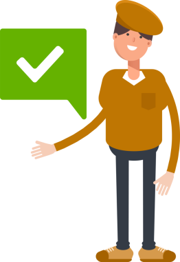 Cap Karakteri olan Çocuk Clipart