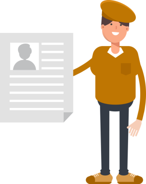 Cap Karakteri olan Çocuk Clipart