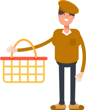 Cap Karakteri olan Çocuk Clipart