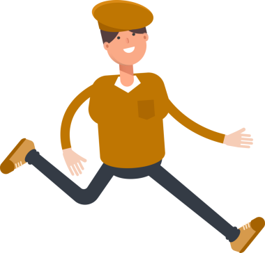 Cap Karakteri olan Çocuk Clipart