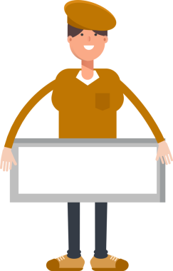 Cap Karakteri olan Çocuk Clipart