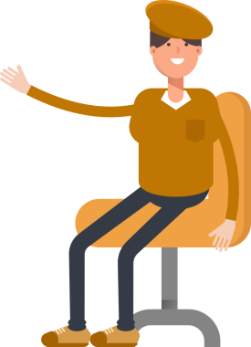 Cap Karakteri olan Çocuk Clipart