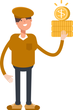 Cap Karakteri olan Çocuk Clipart