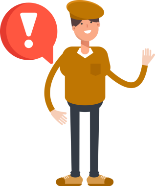 Cap Karakteri olan Çocuk Clipart