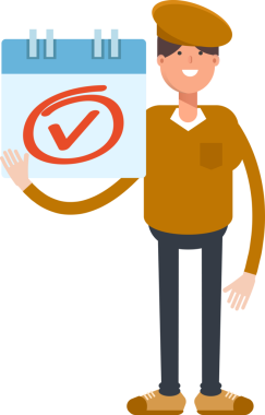 Cap Karakteri olan Çocuk Clipart