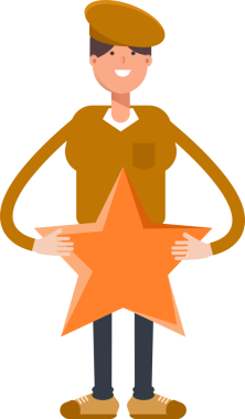 Cap Karakteri olan Çocuk Clipart