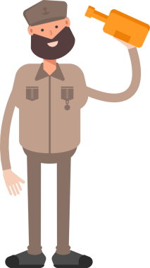 Genel veya Asker Karakteri Clipart