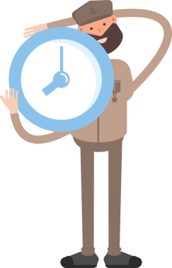 Genel veya Asker Karakteri Clipart