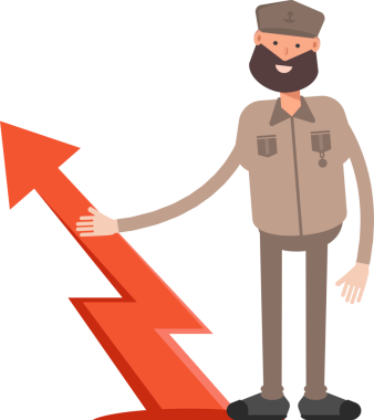 Genel veya Asker Karakteri Clipart