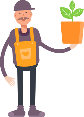 Hizmet Adamı Karakteri Çizimi