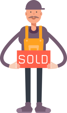 Hizmet Adamı Karakteri Çizimi