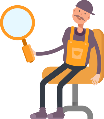 Hizmet Adamı Karakteri Çizimi