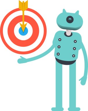 Robot Karakter Tutma Dartı