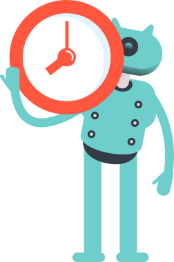 Robot Karakter Tutma Saati