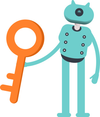 Robot Karakteri Tutma Anahtarı