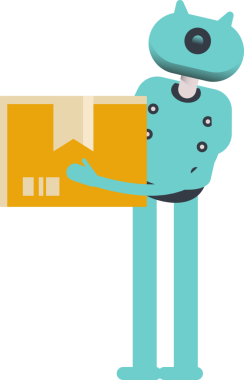 Robot Karakter Tutma Kutusu