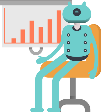 Robot Karakteri Sunar Bar Çizelgesi