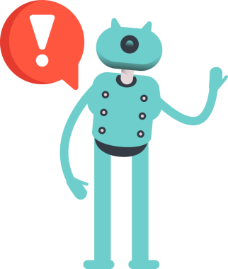 Robot Karakteri ve Hata İşareti