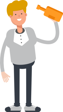 Erkek Karakteri İçen Bira