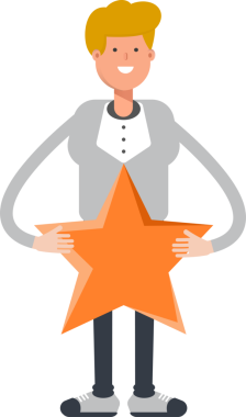 Erkek Karakter Tutucu Yıldızı