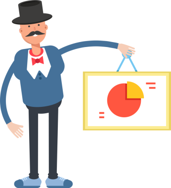 Top Hat Karakterindeki Beyefendinin Pasta Çizelgesi İmzası