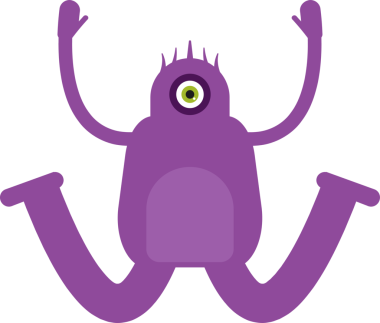 Sevimli Canavar Atlama Karakteri