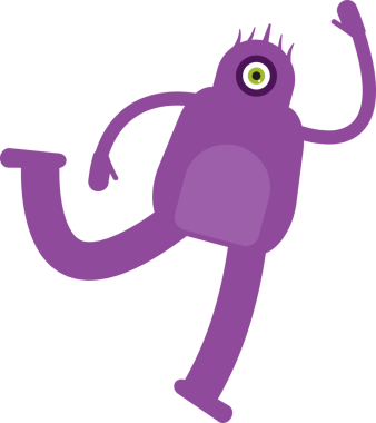 Sevimli Canavar Zıplama ve Uçma