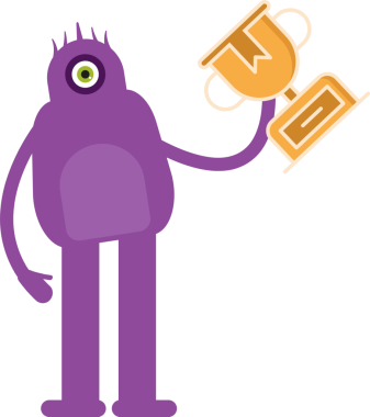 Sevimli Canavar Karakteri Ödül Tutuyor