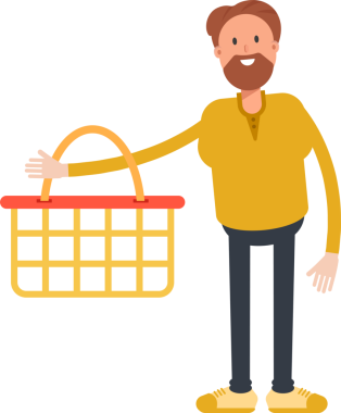 Sakal Adam Karakteri Clipart