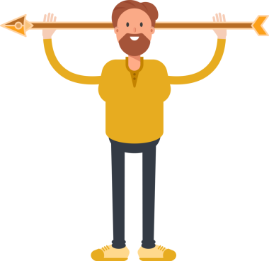 Sakal Adam Karakteri Clipart