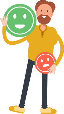 Sakal Adam Karakteri Clipart