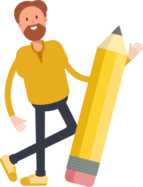 Sakal Adam Karakteri Clipart