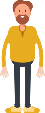 Sakal Adam Karakteri Clipart