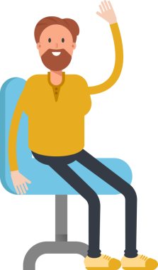 Sakal Adam Karakteri Clipart