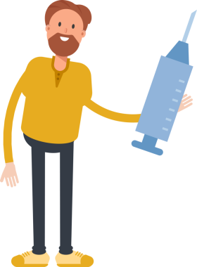 Sakal Adam Karakteri Clipart