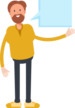 Sakal Adam Karakteri Clipart