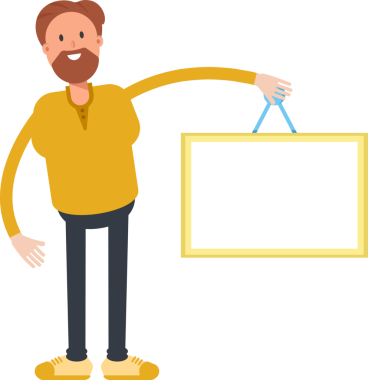 Sakal Adam Karakteri Clipart